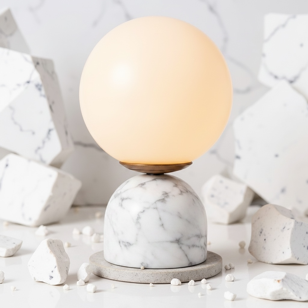 The Petra Sphere table light